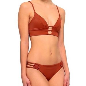 Tori Praver - Darci Bikini - brown two piece set